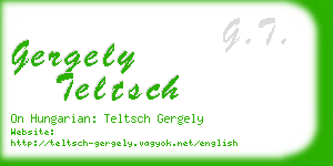 gergely teltsch business card